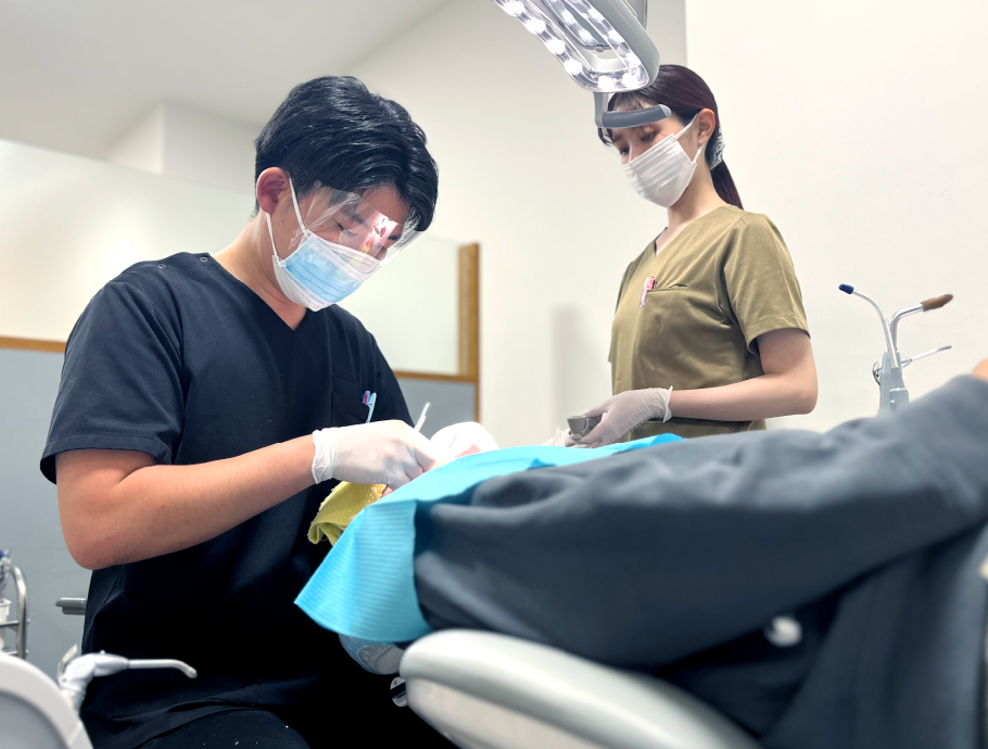 三浦先生 診療風景